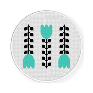 Tulips Cross Stitch Pattern