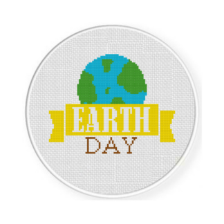 Earth Day Cross Stitch Pattern