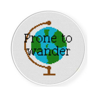 Prone To Wander Cross Stitch Pattern
