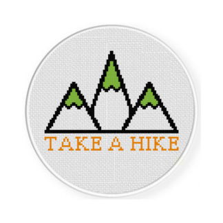 Take A Hike Cross Stitch Pattern