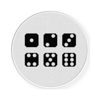 Dice Cross Stitch Pattern