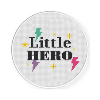 Little Hero Cross Stitch Pattern