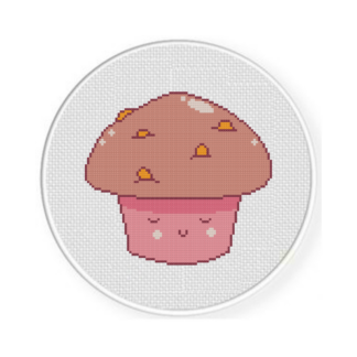 Cute Muffin Cross Stitch Pattern