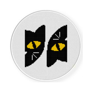 Cat Face Cross Stitch Pattern