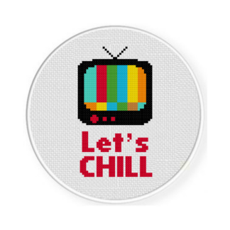 Let's Chill Cross Stitch Pattern