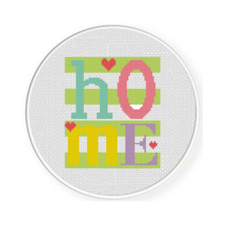 Home Cross Stitch Pattern