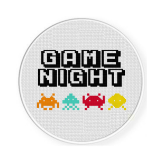 Game Night Cross Stitch Pattern