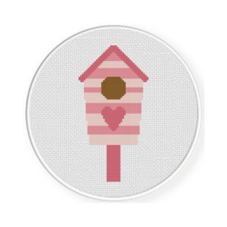 Little Birdhouse Cross Stitch Pattern
