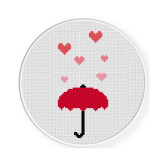 Love Rain Cross Stitch Pattern