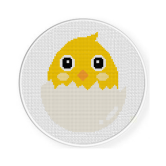 Hatch Chick Cross Stitch Pattern