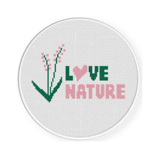 Love Nature Cross Stitch Pattern