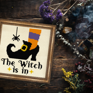 The Witch is In Cross Stitch Pattern
