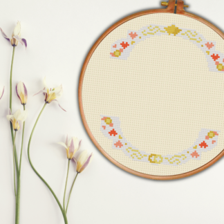 Wedding Frame Cross Stitch Pattern