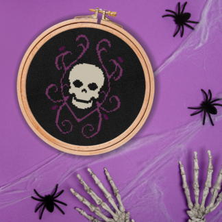 Skull Deco Cross Stitch Pattern