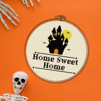 Haunted Sweet Home Cross Stitch Pattern