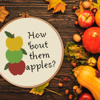How About Them Apples Cross Stitch Pattern