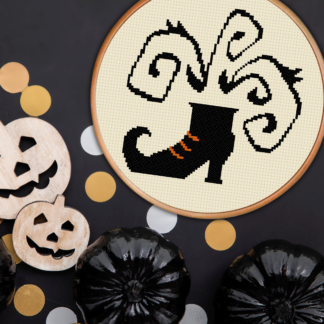 Wickedly Whimsy Shoe Cross Stitch Pattern