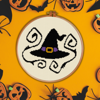 Wickedly Whimsy Hat Cross Stitch Pattern