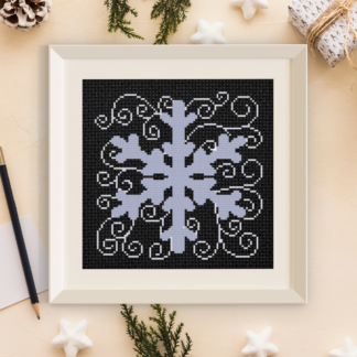 Flurry Snowflake Cross Stitch Pattern