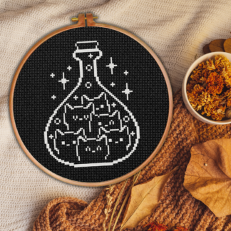 Happiness Potion Cross Stitch Pattern