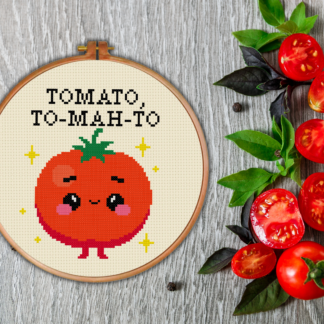 Tomato, Tomahto Cross Stitch Pattern