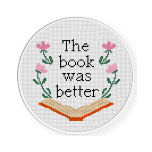 The Book Was Better Cross Stitch Pattern - Image 2