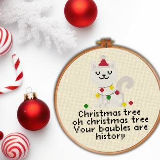 Your Baubles Are History Cross Stitch Pattern