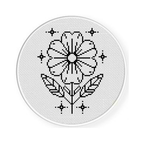 Mystic Flower Cross Stitch Pattern - Image 2