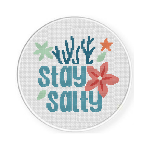 Stay Salty Cross Stitch Pattern - Image 2