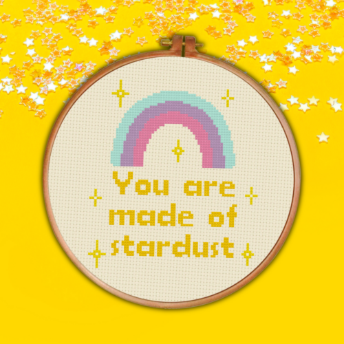 You Are Made Of Stardust Cross Stitch Pattern