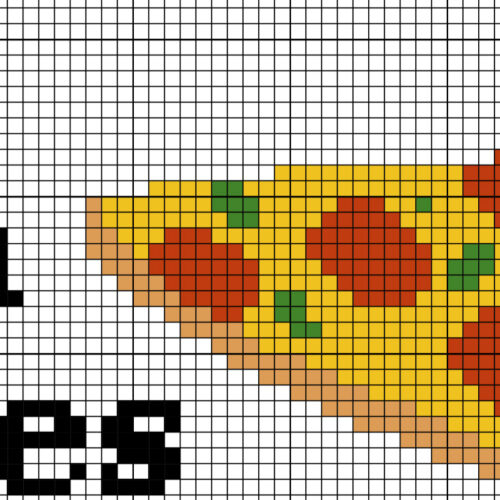 Pizza Makes Everything Better Cross Stitch Pattern - Image 3