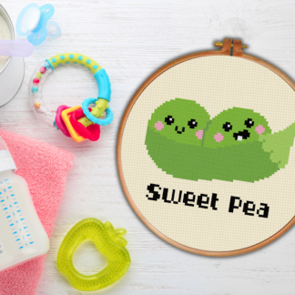 Sweet Pea Cross Stitch Pattern