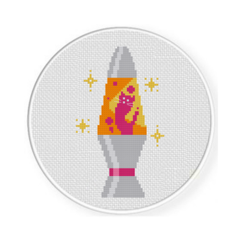 Cat Lava Lamp Cross Stitch Pattern - Image 2