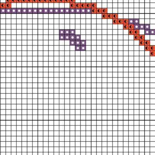 Fireworks Frame Cross Stitch Pattern - Image 3