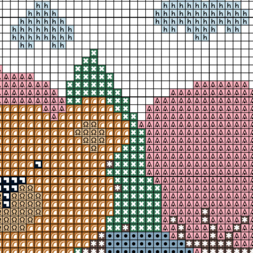 Giant Teddy Gift Cross Stitch Pattern - Image 4
