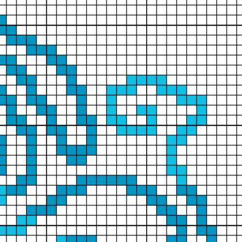 Line Art Dolphin Cross Stitch Pattern - Image 4