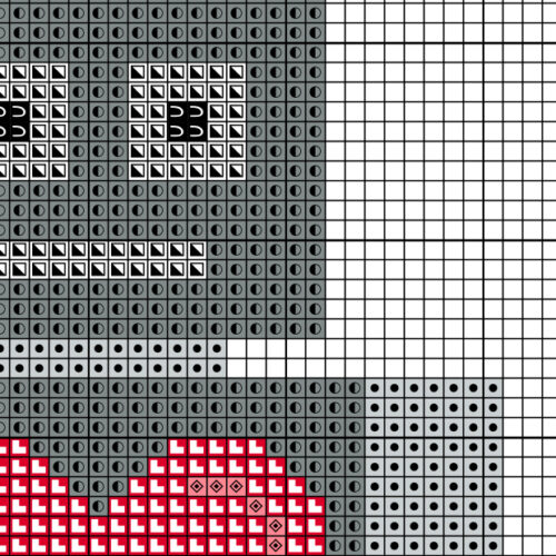 Robot Love Cross Stitch Pattern - Image 4