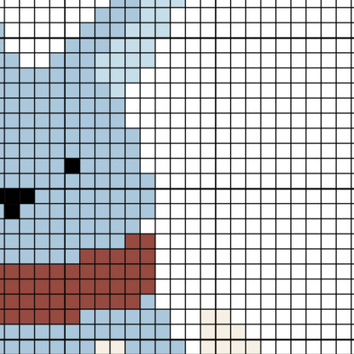 Scarfed Bunny Tower Trio Cross Stitch Pattern - Image 4
