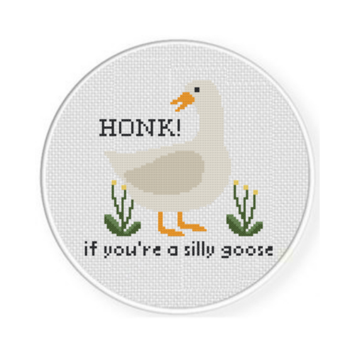 Honk If You're A Silly Goose Cross Stitch Pattern - Image 2