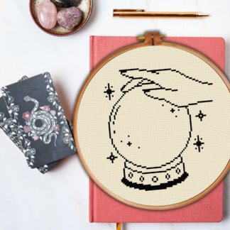 Crystal Ball Hand Cross Stitch Pattern