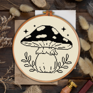 Groovy Mushroom Cross Stitch Pattern