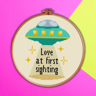Love At first Sighting Cross Stitch Pattern