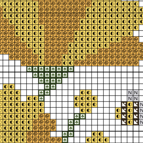 Flower Pot Bees Cross Stitch Pattern - Image 3