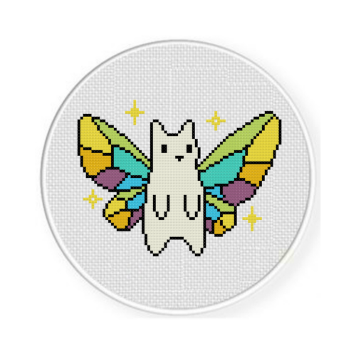 Kitty Wings Cross Stitch Pattern - Image 2