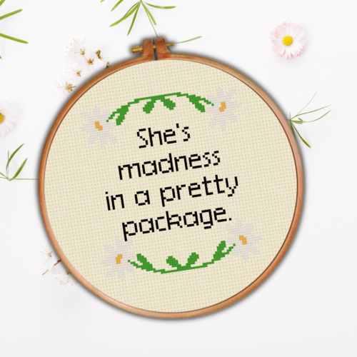 She's Madness In A Pretty Package Stitch Pattern