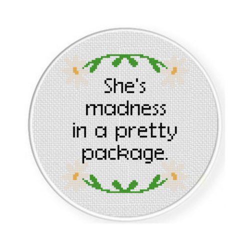 She's Madness In A Pretty Package Stitch Pattern - Image 2