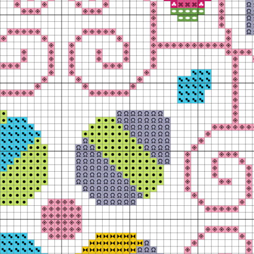 Easter Egg Block Cross Stitch Pattern - Image 4