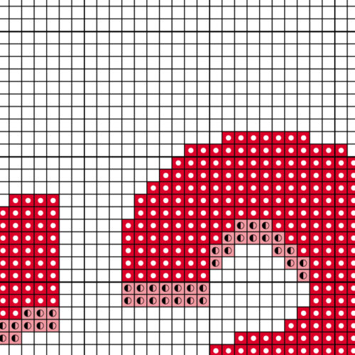 Nerdy Heart Cross Stitch Pattern - Image 3