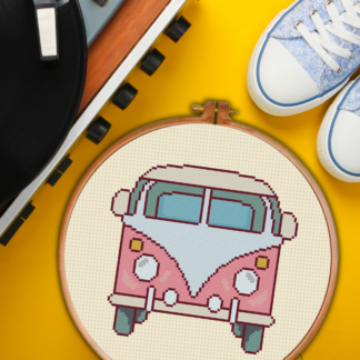 Retro Van Cross Stitch Pattern