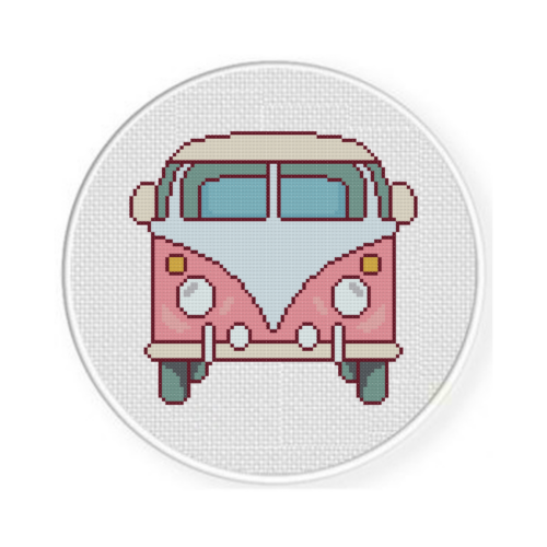 Retro Van Cross Stitch Pattern - Image 2